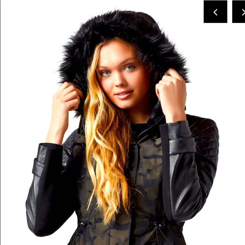 Blanc Noir Enfield hybrid camo jacket